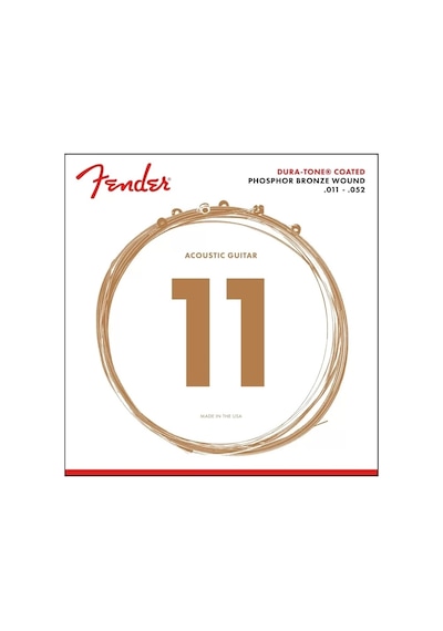 Fender 860cl Phosphor Bronze Dura-tone Coated 11-52 Akustik Gitar Teli