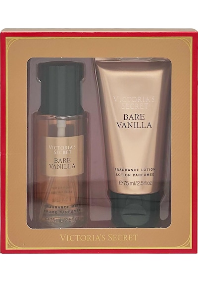 Victoria's Secret Bare Vanilla Vücut Spreyi Ve Losyonu Hediye Seti 2x75ml