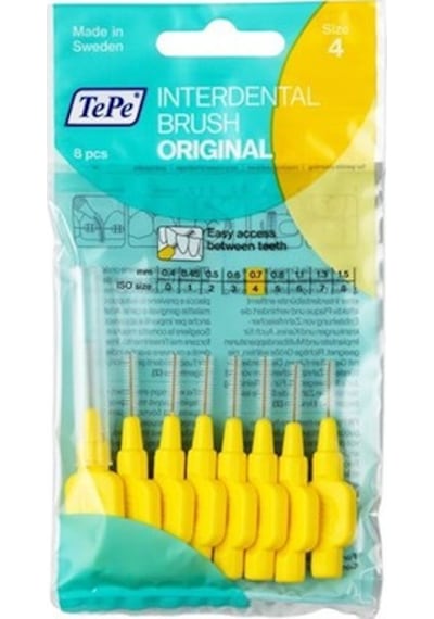 Tepe Interdental Arayüz Fırçası 8'li 0.7 MM