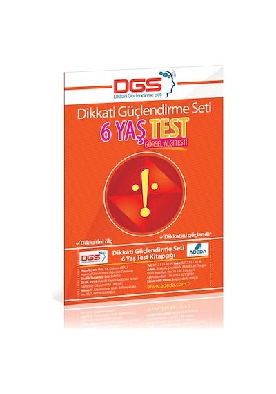 Adeda Yayıncılık Dgs Test 6 Yaş