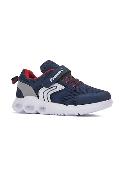 Promax 1836 Çocuk Lacivert/kırmızı Işıklı Spor Ayakkabı