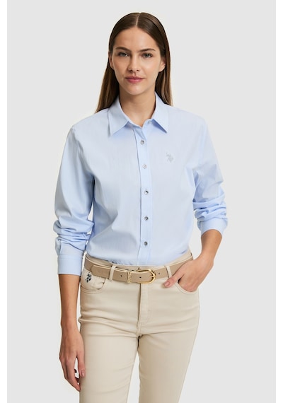 U.s. Polo Assn. Kadın Açık Mavi Gömlek Basic 50320187-vr003 Acık Mavı