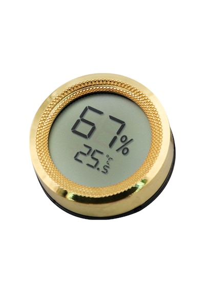 Çelik Hygrometer Dijital Puro Kutusu Sıcaklık ve Nem Ölçer Ra53sr