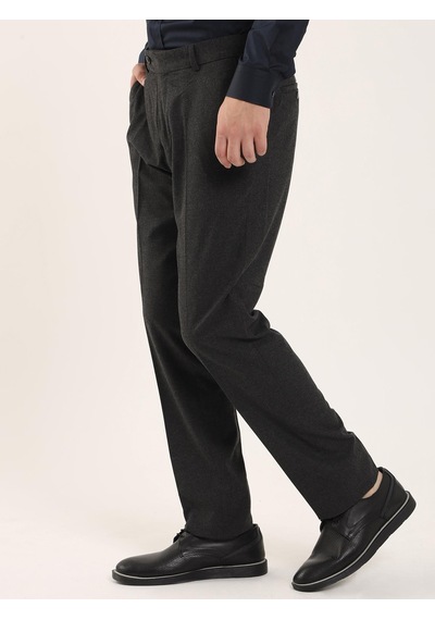 Dufy Koyu Gri Erkek Slim Fit Pantolon - 94143 Koyu Gri