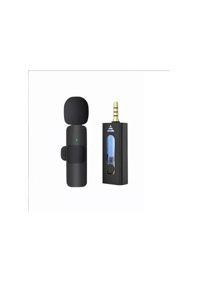K35 Wireless Microphone Kablosuz Yaka Mikrofonu 360 Çok Yönlü Gürültü Azaltma Type-c Android Akıllı