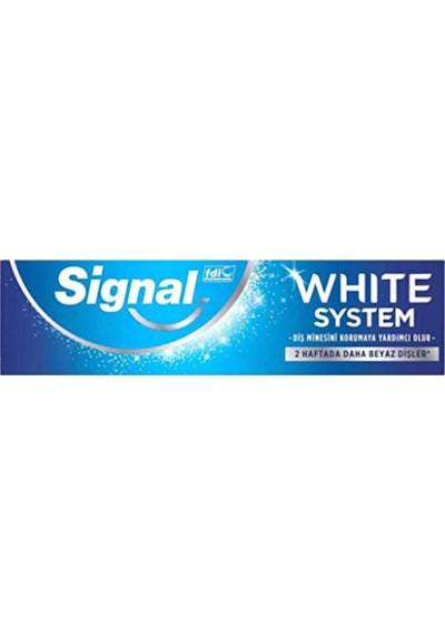 3 Adet Signal Beyaz Sistem Diş Macunu 75 Ml