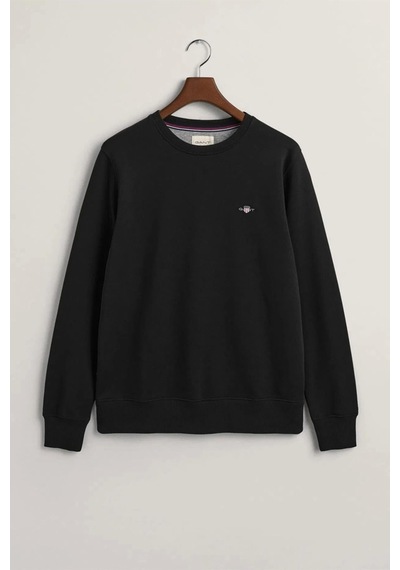 Gant Reg Shıeld C-neck Sweat Erkek Siyah Sweatshirt 2006065.5-10723 Black