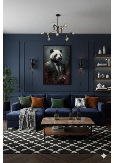 Ceo Panda Ofis Şıklığı Tasarım Cam Tablo