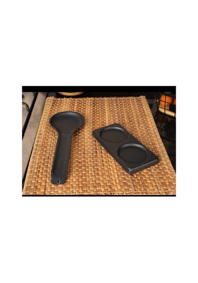 2 Li Metal Kaşıklık Kaşık Altlığı Ve Yağdanlık Altlığı Amber Yağlık Ve Sabunluklara Özel Siyah 694763949 Siyah