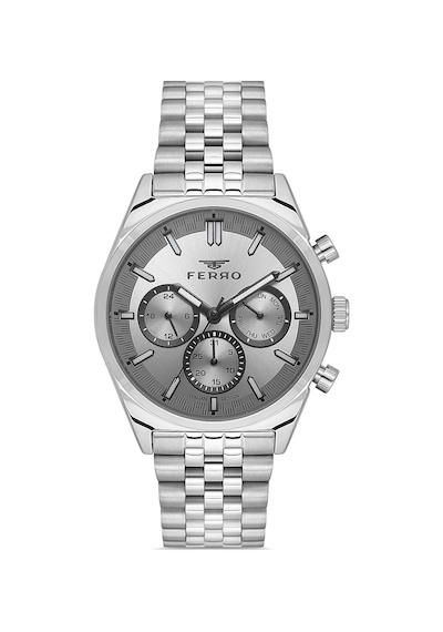 Ferro Fm11647awt-a4 Quartz Çelik Gri 43 Mm Erkek Kol Saati Gri