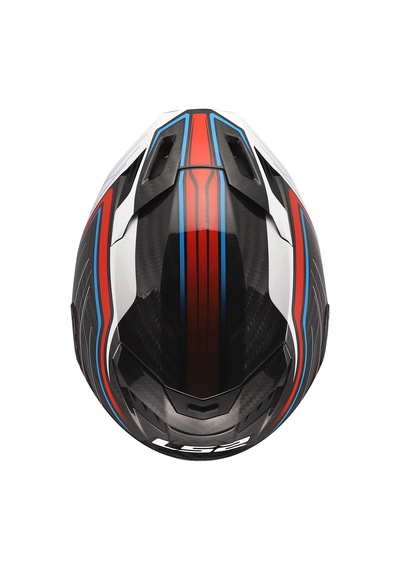 Ls2 Dragon Karbon Subic Kapalı Kask Mavi