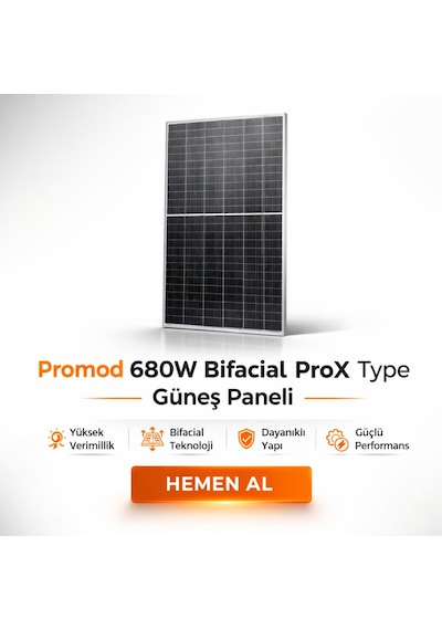 Promod 680w Bifacial Prox Type Güneş Paneli