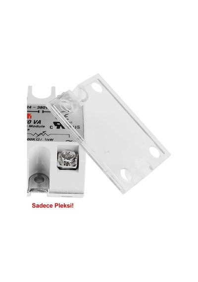 Devremarkt Ssr Modüller İçin Koruyucu Pleksi Kapak Plastik Şeffaf Solid State Röle Üst Cover Kılıf