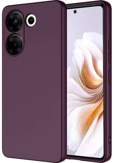 Tecno Camon 20 Pro 4g Kılıf Mara Lansman Kapak - Koyu Mor Koyu Mor Koyu Mor