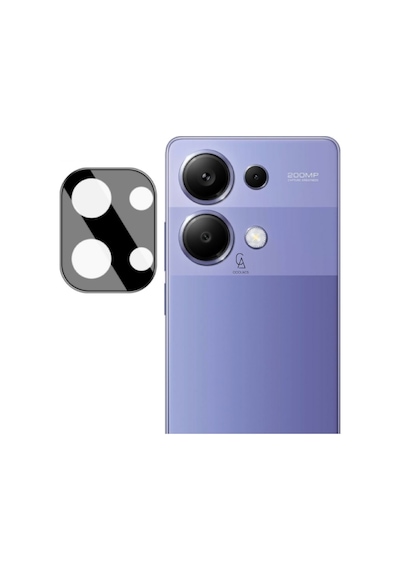 Xiaomi Redmi Note 13 Pro 4g Uyumlu Kamera Lens Koruyucu Tam Kaplayan Kavisli Kamera Lens Koruyucu