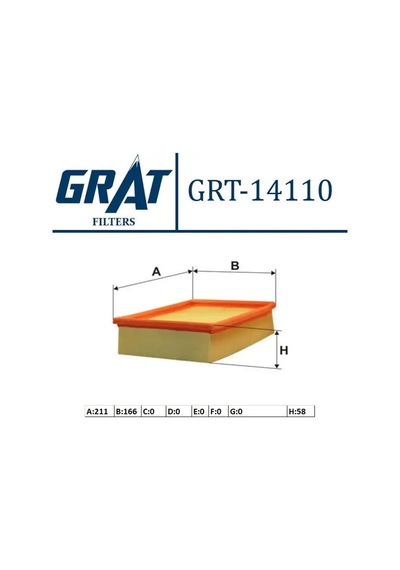 Grat 14110 Hava Filtresi 834585