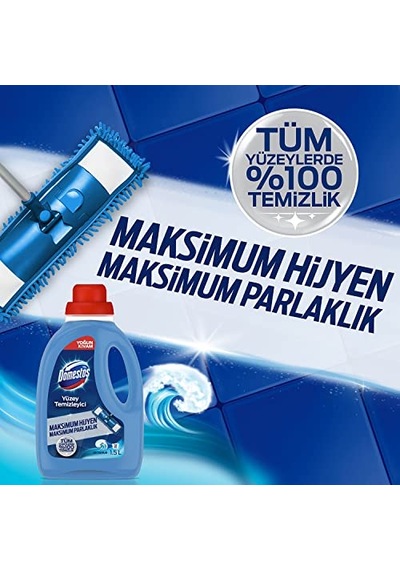 Domestos Yüzey Temizleyici Yoğun Kıvam Okyanus 1500 Ml 100'lü Set