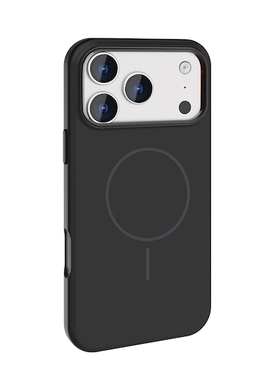 More Tr Apple Uyumlu iPhone 17 Pro Kılıf M-safe Şarj Özellikli Metal Kamera Çerçeveli Mtr Edi Silikon Kapak - Titanyum-g Gri