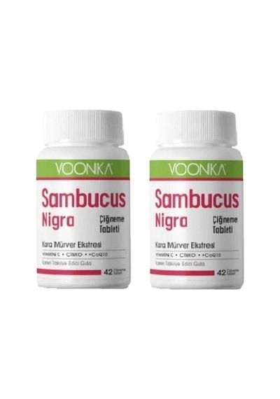 Sambucus Nigra 42 Çiğneme Tableti 2 Adet