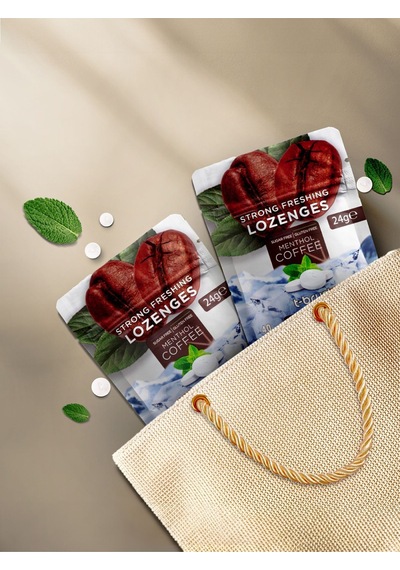 Tbrush Kahve ve Nane Aromalı Ferahlatıcı Ağız Pastili - Alkolsüz ve Şekersiz
