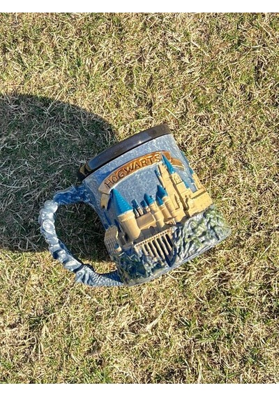 Dükkan Design Hogwarts Seramik Kabartma Kupa Çok Renkli