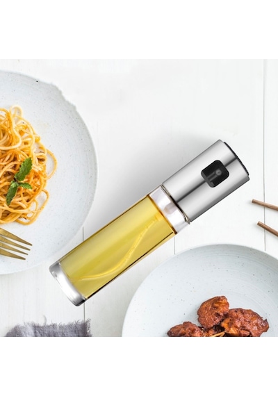 BUFFER® 100ml Kapasiteli Şeffaf Spreyli Yağdanlık Sosluk Yağlık