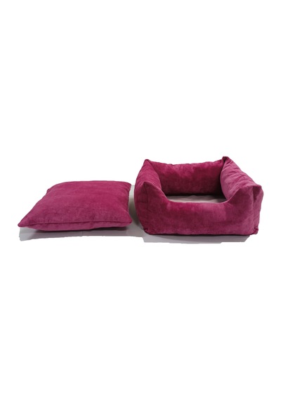 Zishhome Rosa Büyük Pet Kedi & Köpek Yatağı 60 x 60 x 60 CM