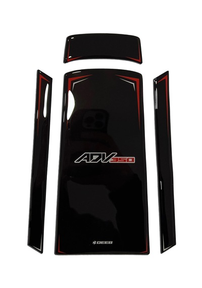 Honda Adv 350 2023-2025 Uyumlu Deeb Tank Pad Set Kırmızı