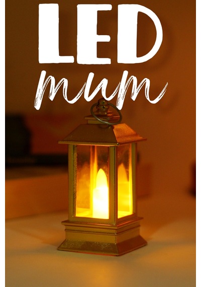 Led Mum Mini Dörtgen Tip Pil Dahil Dumansız Alev Ledli Yapay Dekoratif Mum Dekor Işığı Altın Pt434 Altın