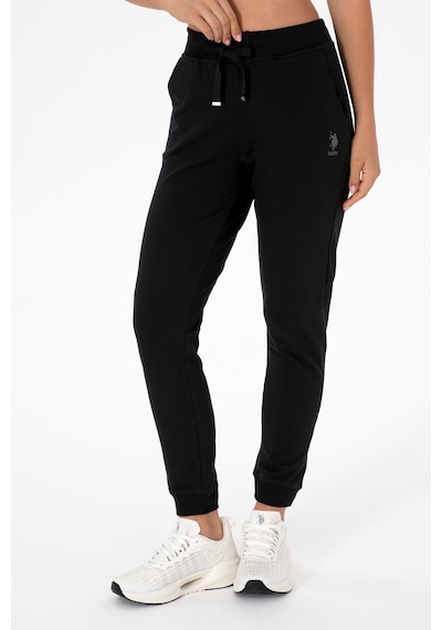 U.S. Polo Assn. Kadın Siyah Jogger Eşofman Altı 50313584-VR046