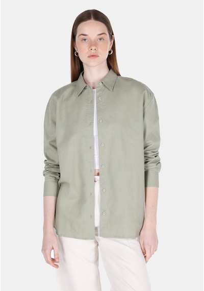 Colin's Colins Relaxed Fit Shirt Neck Düz Kadın Yeşil Uzun Kol Gömlek Cl1068538 Q1.v2 Sag Sage Yeşil Colin's Colins Relaxed Fit Shirt Neck Düz Kadın Yeşil Uzun Kol Gömlek Cl1068538 Q1.v2 Sag Sage Yeşil