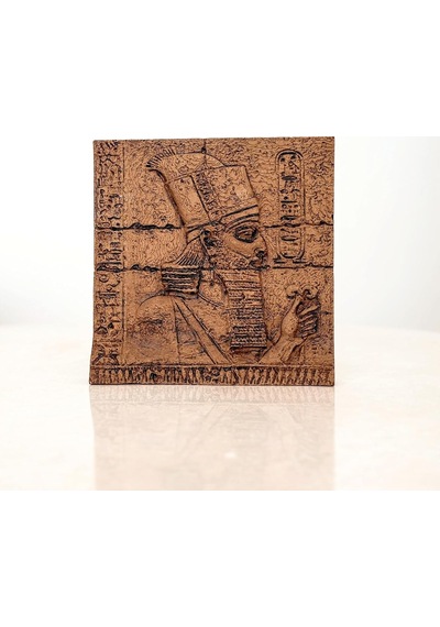 Anunnaki Plaka Rölyefi - Antik Sümer Mitolojisi - Mezopotamya Arkeolojik Replika - Tarihi Dekoratif Kabartma Taş Gri Diğer