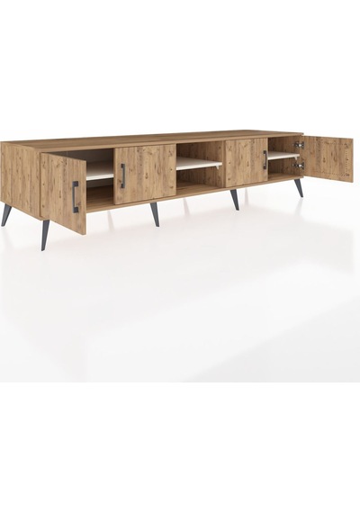 Kronos Tv Ünitesi 3 Raflı 4 Kapaklı 220x59x51 Çam-çam/aytaşı Atlas Çam/aytası - Atlas Çam Kronos Tv Ünitesi 3 Raflı 4 Kapaklı 220x59x51 Çam-çam/aytaşı Atlas Çam/aytası - Atlas Çam