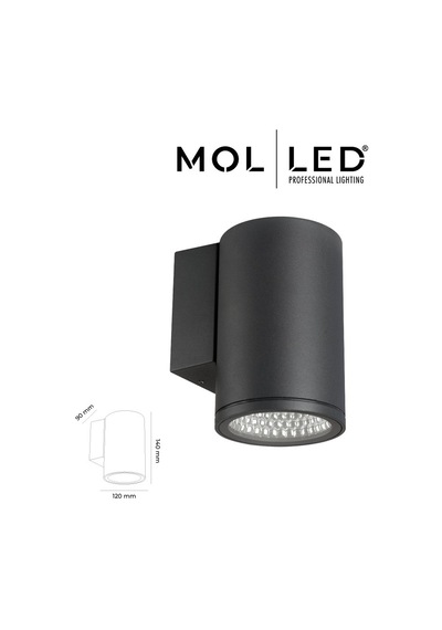 Molled Solo Serisi 8w Antrasit Led Dış Mekan Aplik 4000k - Mol9928-3 Diğer