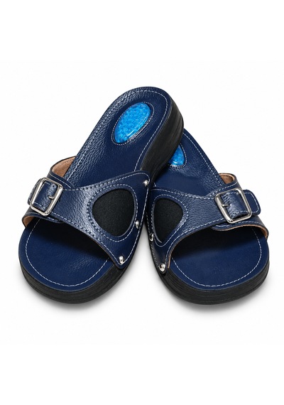 Siyo Comfort Suni Deri Anatomik Taban Halluks Valgus Topuk Dikeni Terliği Lacivert Renk Tş002 Siyo Comfort Suni Deri Anatomik Taban Halluks Valgus Topuk Dikeni Terliği Lacivert Renk Tş002