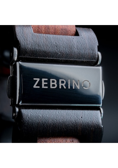 Zebrino Zbr-al-bl Alloy-blossom Ahşap Erkek Kol Saati 41 Mm