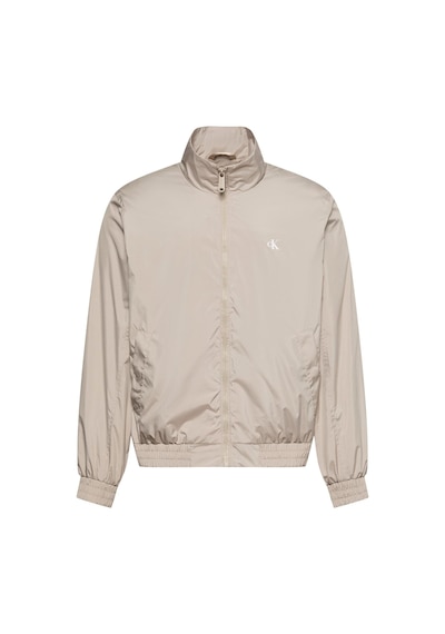 Calvin Klein Ls Dolgusuz Naylon Harrington Vintage Haki Erkek Ceket-13073 Bej