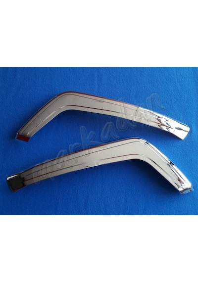 Fiat Doblo Krom Ön Tampon Kaşı 2010-2015 2 Parça Abs Krom