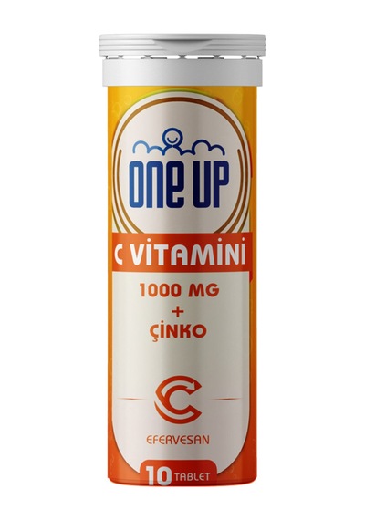 One Up C Vitamini + Çinko 10 Efervesan Tablet 4 Adet