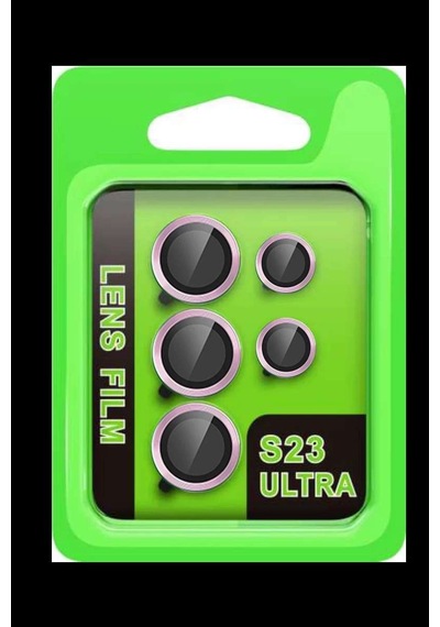 Galaxy S23 Ultra Raze Metal Kamera Lens - Lila Diğer