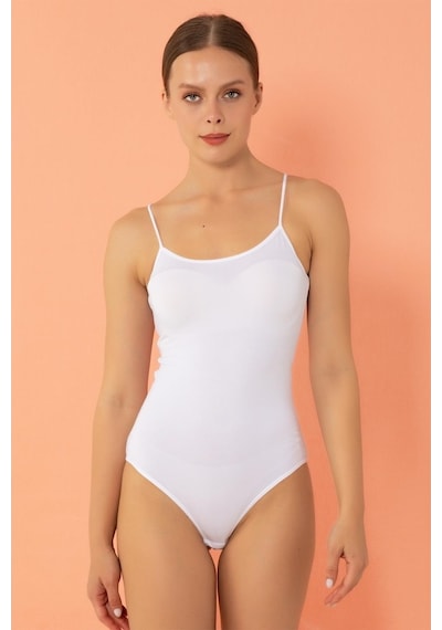 Miorre Modal Ince Askılı Çıtçıtlı Body