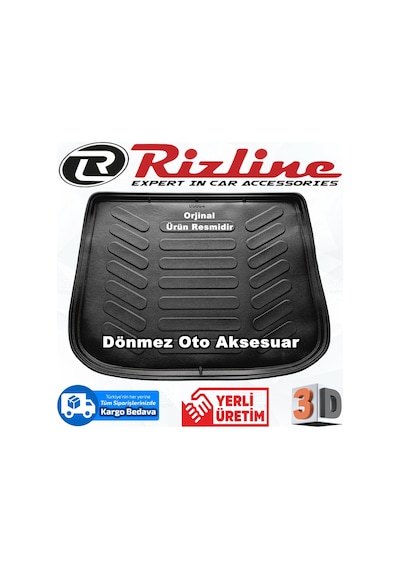 Vw Tiguan 3D Bagaj Havuzu Paspası 2007 - 2015 Arası Rizline N11.5274