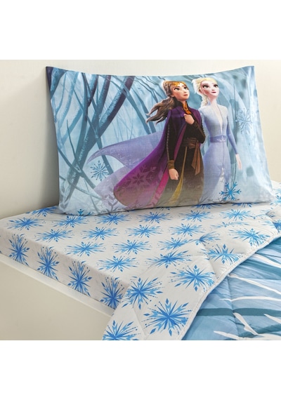 Taç Lisanslı Disney Frozen Winter Tek Kişilik Pamuk Yorgan Seti 000000001000049929 Çok Renkli