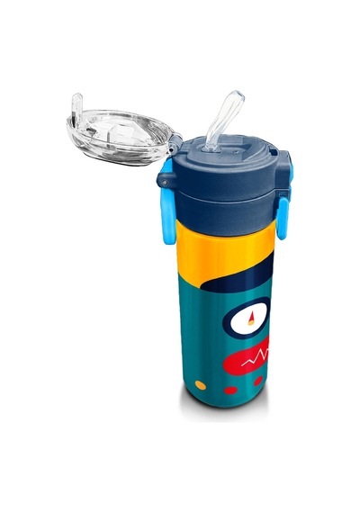 Coral High Kids Lacivert Çivit Robot Desenli Pipetli Ve Direkt İçim Çelik Termos 500 Ml 31918 Lacivert Coral High Kids Lacivert Çivit Robot Desenli Pipetli Ve Direkt İçim Çelik Termos 500 Ml 31918 Lacivert