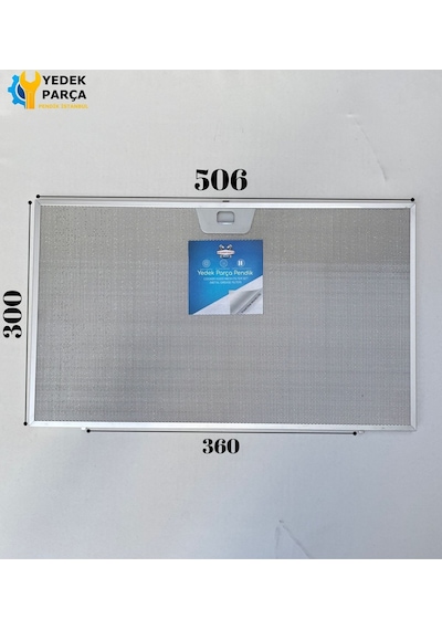 Bosch Uyumlu: Dwb063451 506x300mm Aspiratör & Davlumbaz Tel Yağ Filtresi Model: 00744829-133.0184.490-4055135349 50,6x30cm