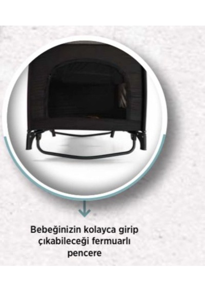 Öykü Bebek Diyari Yatak Hediyeli Oyun Park Beşik Kahverengi