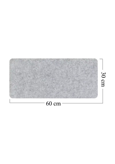 Mousepad Masa Üstü Koruyucu 3mm Keçe Klavye Pc Notebook Altı N