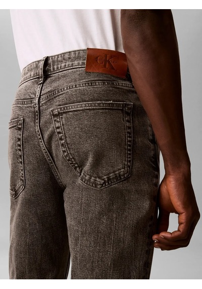 Calvin Klein Slım Taper Oyster Gr, At3, 30, 32 Gri Erkek Kot Pantolon