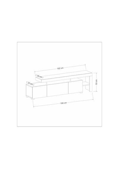 Beliz Modern LED Işıklı 3 Kapaklı, Raflı TV Sehpası – 192 cm, Ahşap Siyah Beliz Modern LED Işıklı 3 Kapaklı, Raflı TV Sehpası – 192 cm, Ahşap Siyah