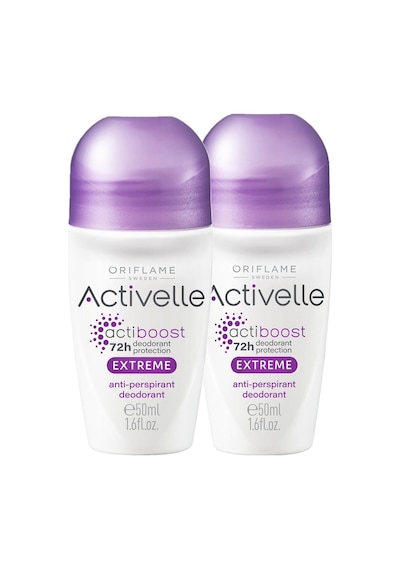 Oriflame Activelle Extreme Perspirant Roll-On Deodorant 50 ML x 2